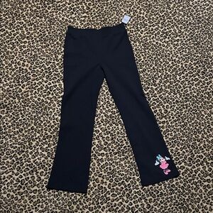 Minnie Mouse Black Leggings size 9/10